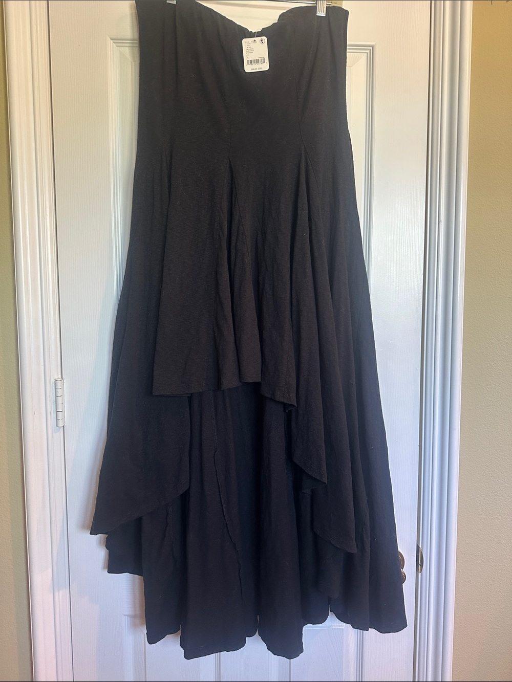 Gorgeous Free People Rhône Maxi Dress. High/low. Black. Large. New with tags.